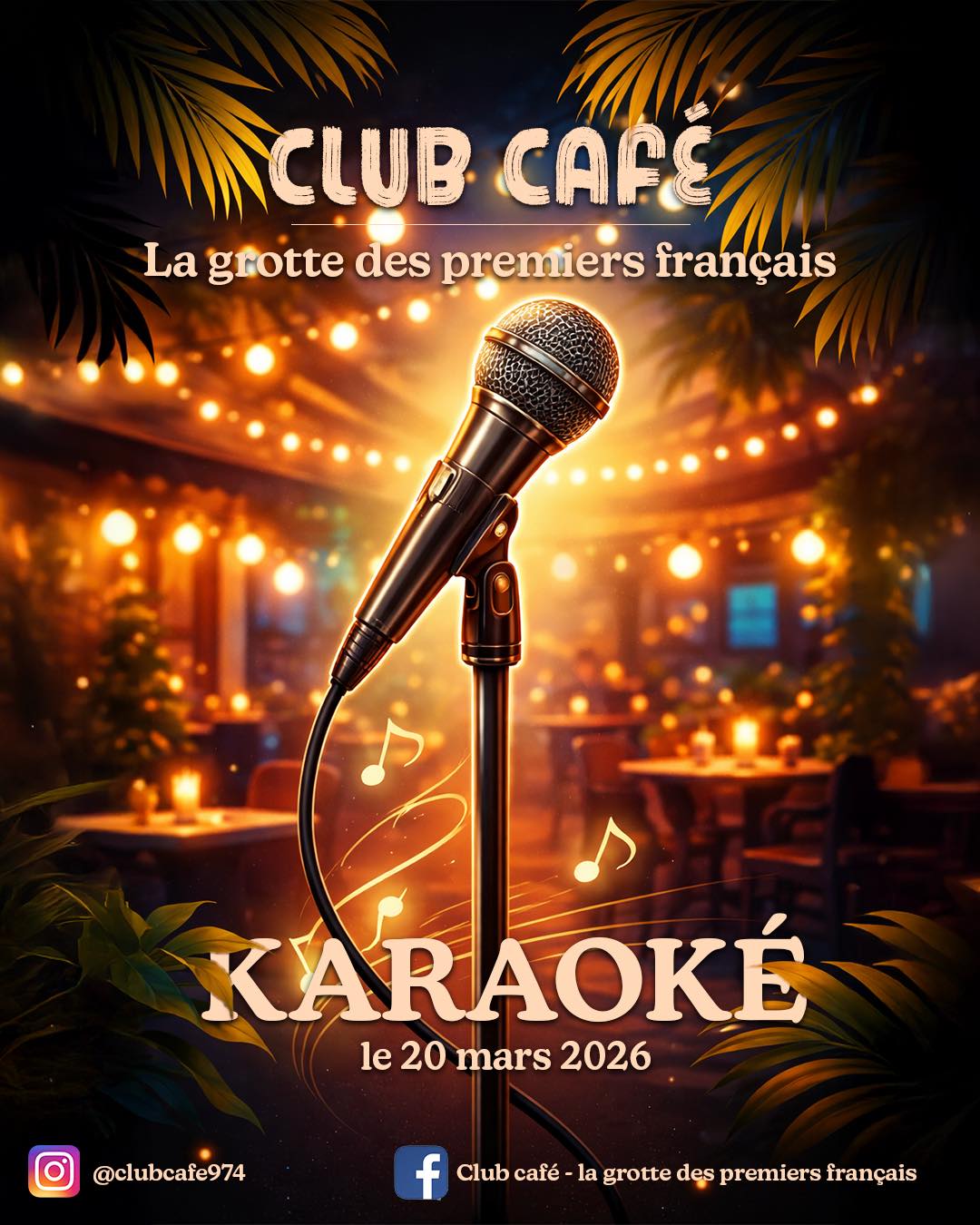 Soirée karaoké mars au Club Café